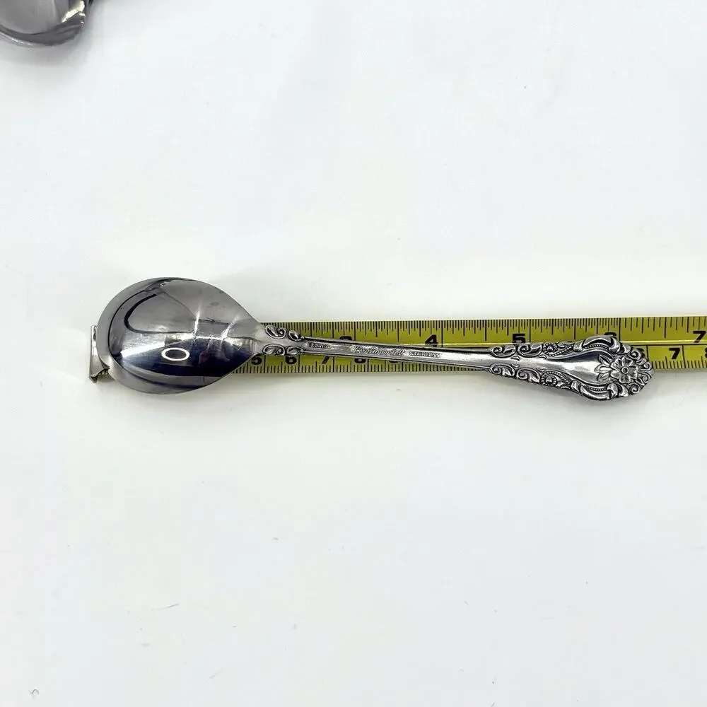 3 Table/Serving Utensils VTG VOISIN FLORAL CONTINENTAL Ladle Butter Knife Spoon